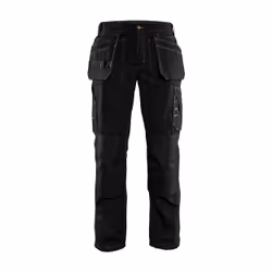 Blakläder 15251845, Pantalons, Homme, Noir, Fermeture à glissière, Coton, Polyester, 166 g/m²