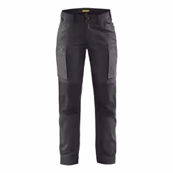 Blakläder 715911469899, Pantalons, Femme, Noir, Gris, C38, Fermeture d'anneau d'arrimage, Fermeture à glissière, Coton, Polya ...