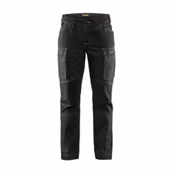 Blakläder 715911429900, Pantalons, Femme, Noir, C44, Fermeture d'anneau d'arrimage, Fermeture à glissière, Coton, Polyamide