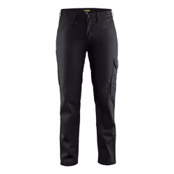 Blakläder 710418009900, Pantalons, Femme, Noir, C42, Fermeture d'anneau d'arrimage, Fermeture à glissière, Coton, Polyamide