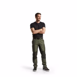 Blakläder 14591845 Pantalons Noir, Vert - Vue supplémentaire 7