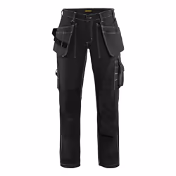 Blakläder 154513709900, Pantalons, Femme, Noir, C44, Fermeture d'anneau d'arrimage, Fermeture à glissière, Coton