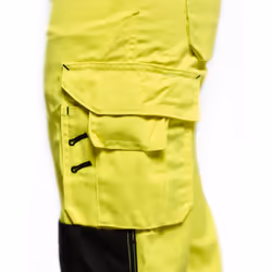 Blakläder 715518113399 Pantalons Noir, Jaune - Vue supplémentaire 6