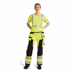Blakläder 715618113399 Pantalons Noir, Jaune