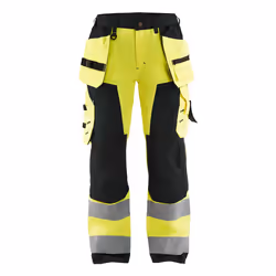 Blakläder 715618113399 Pantalons Noir, Jaune - Vue supplémentaire 4