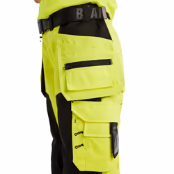 Blakläder 715618113399 Pantalons Noir, Jaune - Vue supplémentaire 7