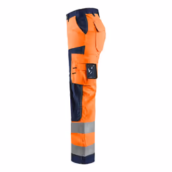 Blakläder 715518115389 Pantalons Bleu, Orange - Vue supplémentaire 4