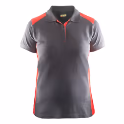 Blakläder 339010509456, T-shirt polo, Adulte, Femelle, Gris, Rouge, Monochromatique, M