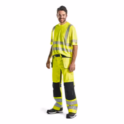 Blakläder 156518113399 Pantalons Noir, Jaune