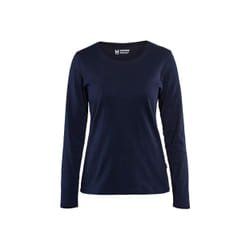 Blakläder 33011032 Tee-shirt Collier rond Manches longues Coton
