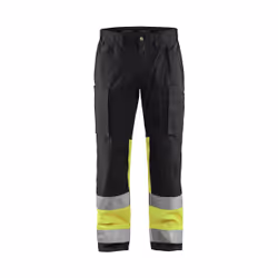 Blakläder 155118119933C48, Pantalons, Homme, Noir, Jaune, Coton, Polyester, 240 g/m², 35%