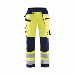 Blakläder 716725173389, Pantalons, Femme, Marine, Jaune, Fermeture à glissière, Polyester, 300 g/m²