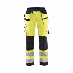 Blakläder 716725173399, Pantalons, Femme, Noir, Jaune, Fermeture à glissière, Polyester, 300 g/m²
