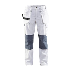 Blakläder 713112101094 Pantalons Gris, Blanc