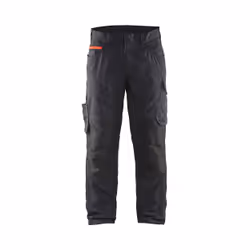 Blakläder 14951330, Pantalons, Homme, Noir, Rouge, Fermeture à glissière, Coton, Polyester, 250 g/m²