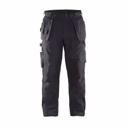 Blakläder 14961330, Pantalons, Homme, Noir, Rouge, Fermeture à glissière, Coton, Polyester, 250 g/m²