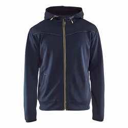 Blakläder 336325268635, Adulte, Mâle, Sweat à capuche, Marine, Jaune, Manches longues, Monochromatique