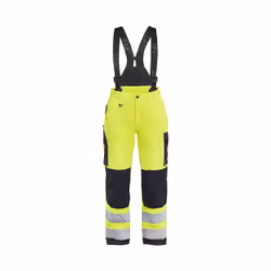 Blakläder 78851977, Pantalons, Femme, Noir, Jaune, Fermeture à glissière, Polyester, 200 g/m²