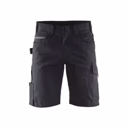 Blakläder 149913309998C48, Shorts, Homme, Noir, Gris, Bouton de vêtement, Fermeture à glissière, Coton, Polyester, 250 g/m²
