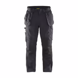 Blakläder 14961330, Pantalons, Homme, Noir, Gris, Fermeture à glissière, Coton, Polyester, 250 g/m²