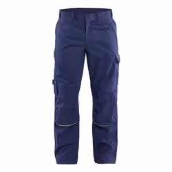 Blakläder 170115018933, Pantalons, Homme, Noir, Jaune, C52, Fermeture à glissière, Coton, Polyester