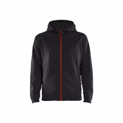Blakläder 336325269956, Adulte, Mâle, Sweat à capuche, Noir, Rouge, Manches longues, Monochromatique
