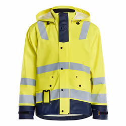 Blakläder 430220033389, Veste, Unisexe, Marine, Jaune, XL, Bouton de vêtement, Fermeture à glissière, Polyester