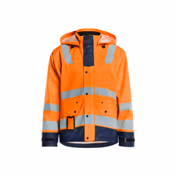Blakläder 430220035389, Veste, Unisexe, Marine, Orange, L, Bouton de vêtement, Fermeture à glissière, Polyester