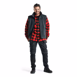 Blakläder 817025159900 Gilet Noir - Vue supplémentaire 5