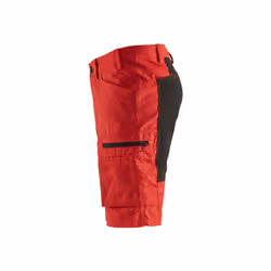 Blakläder 144918455699C52 Shorts Noir, Rouge - Vue supplémentaire 4