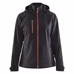 Blakläder 491925179956, Veste, Femme, Noir, Rouge, S, Fermeture à glissière, Elastane, Polyester
