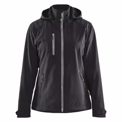 Blakläder 491925179992, Veste, Femme, Noir, Blanc, XL, Fermeture à glissière, Elastane, Polyester