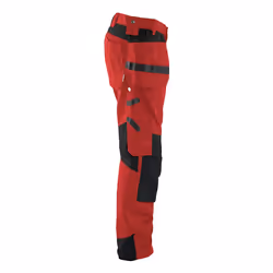 Blakläder 155518605699 Pantalons Noir, Rouge