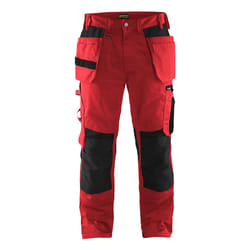 Blakläder 155518605699 Pantalons Noir, Rouge