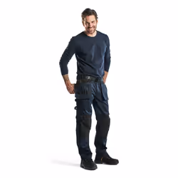 Blakläder 155518608699 Pantalons Noir, Marine - Vue supplémentaire 5