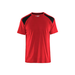 Blakläder 3379104256994XL Chemise Noir, Rouge