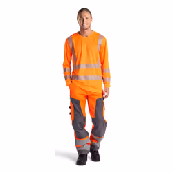 Blakläder 156618115396 Pantalons Gris, Orange - Vue supplémentaire 5