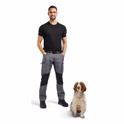Blakläder 145918459699 Pantalons Noir, Gris - Vue supplémentaire 5
