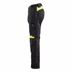 Blakläder 155518609933 Pantalons Noir, Jaune - Vue supplémentaire 4