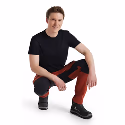 Blakläder 145918455999 Pantalons Noir, Rouge - Vue supplémentaire 5