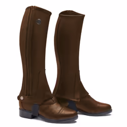 Mini-chaps en cuir Mountain Horse Soft Rider - brown ii - S