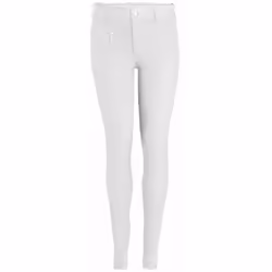 Pantalon équitation de concours mid grip fille Mountain Horse Crown GT - white - 11/12 ans