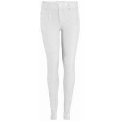 Pantalon équitation de concours mid grip fille Mountain Horse Crown GT - white - 11/12 ans