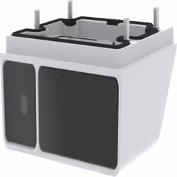 Axis 01534-001, Unité d’eclairage led, Noir, Blanc, Axis, P1375-E, 50 m, IP66