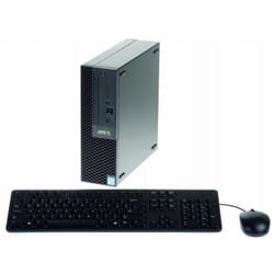 Axis S9002 Mk ll i5-8400 8Go 128Go SSD Quadro P600 Win10 Enterprise Mini PC Noir