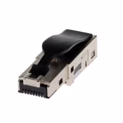 Axis 01996-001, RJ-45, Noir, Métallique, Mâle, Droit, Métal, Plastique, Cat5e/Cat6