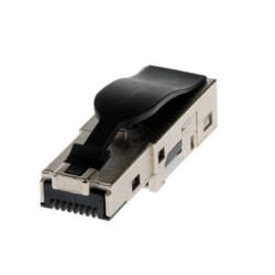 Axis 01996-001 connecteur de fils RJ-45 Noir, Métallique