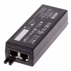 Axis 02172-002, Injecteur, Noir, Axis, M5054, M5055, M5065, M5525-E, P5414-E, P5415-E, P5654-E, P5655-E, Q6074, Q6074-E, Q607 ...