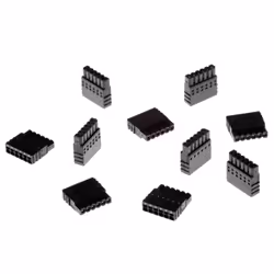 Axis TU6009, 6-PIN, Noir, Mâle, Droit, 10 pièce(s)