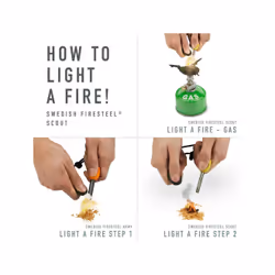 Light My Fire Swedish FireSteel BIO scout 2in1 Magnésium - Vue supplémentaire 4